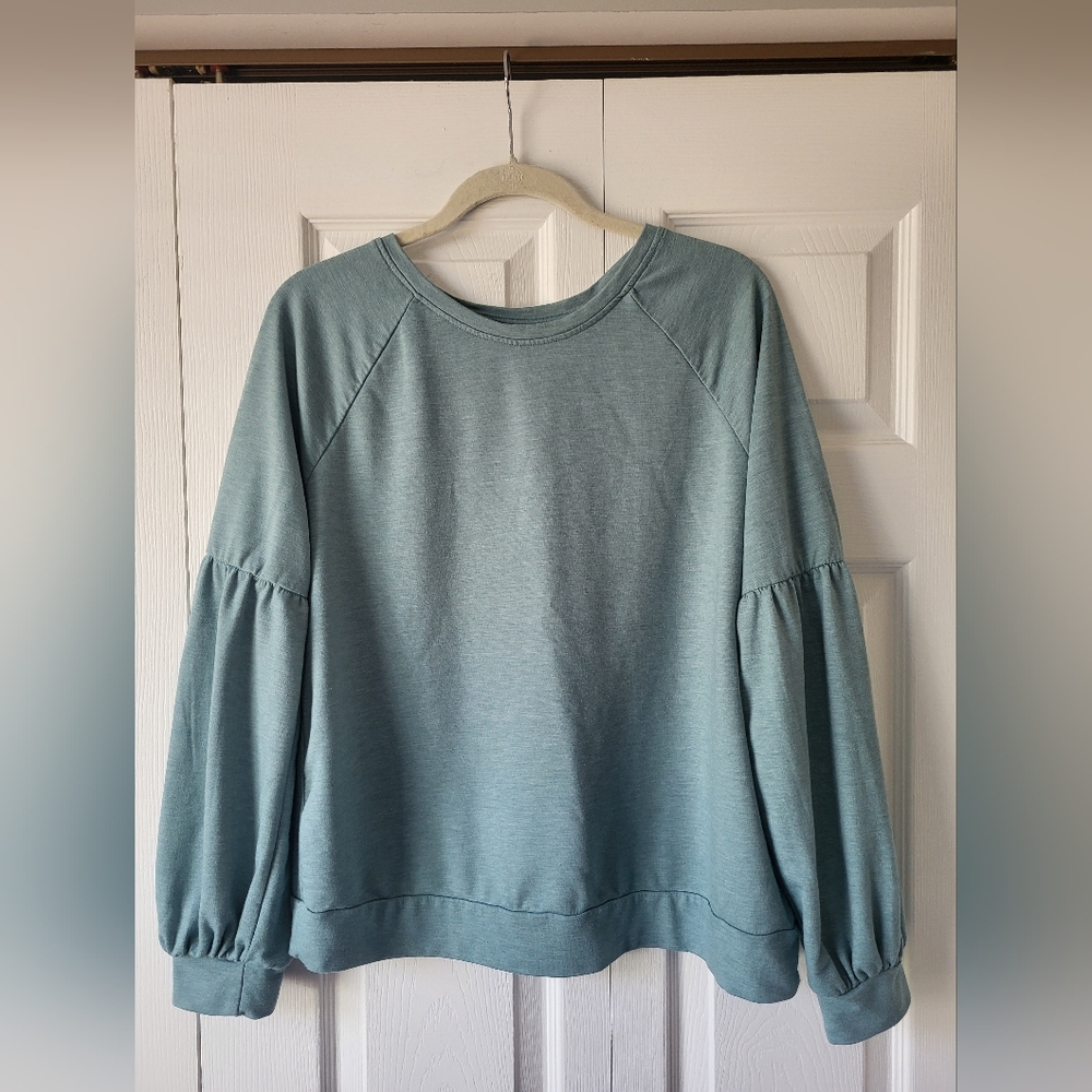 Knox Rose Green Top, XL